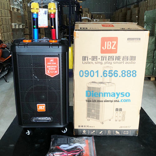 Loa JBZ 0817, Loa kéo JBZ 0817, Phân phối Loa Di động Karaoke JBZ 0817