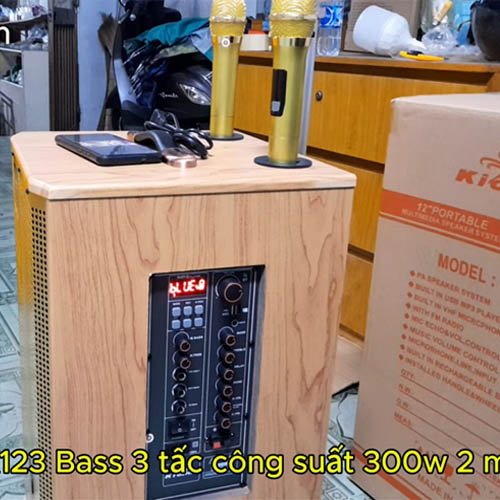 Loa kéo Karaoke Kiomic K123